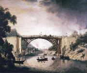 William Williams View of Ironbridge oil painting artist